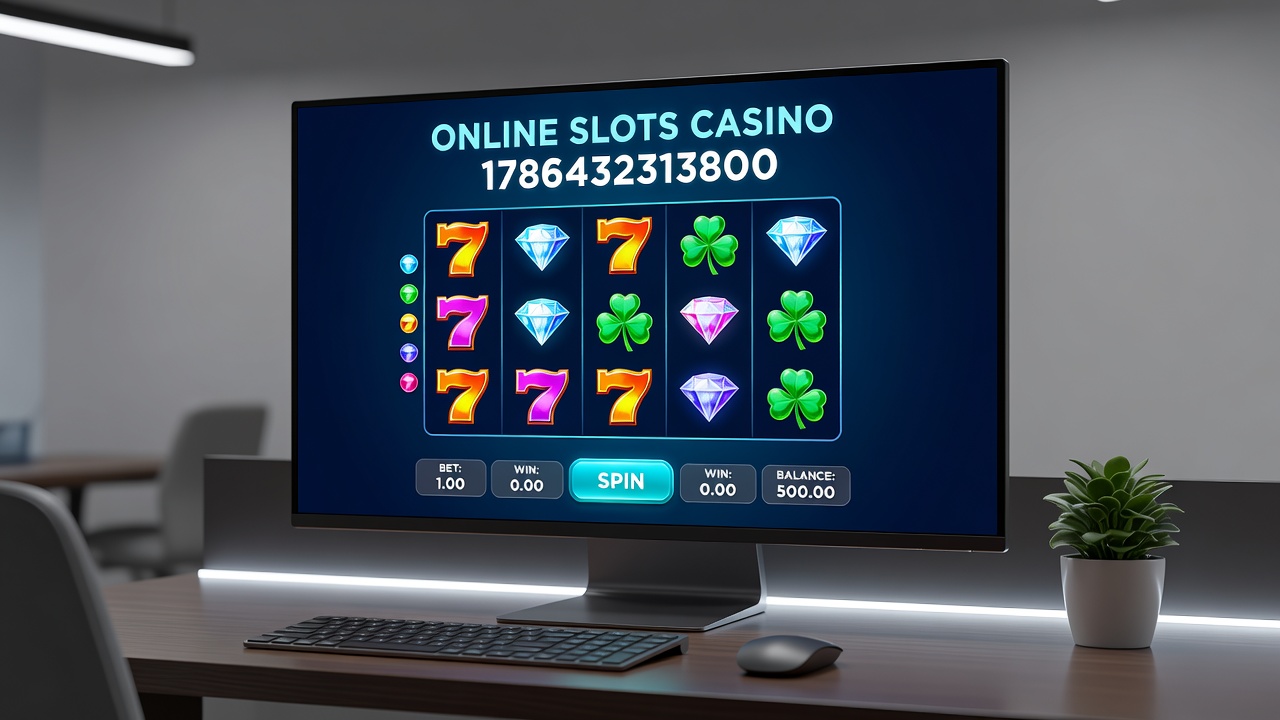 Player engaging with mobile online slots casino on a smartphone display